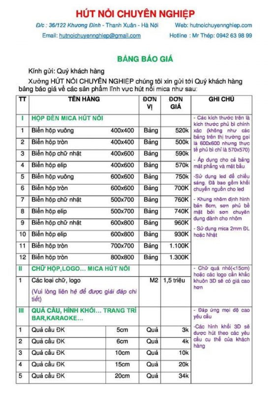 Quảng Cáo Sắc Màu