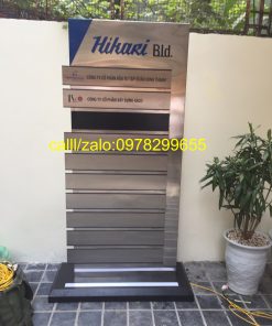 Biển chỉ dẫn tòa nhà bằng INOX đẹp