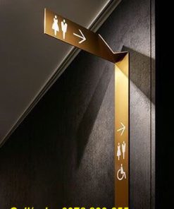 Biển chỉ dẫn wc đẹp 2019