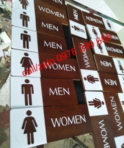 Những mẫu biển nhà vệ sinh , mẫu biển wc ưa chuộng