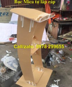Bục mica lắp ráp nhanh di động