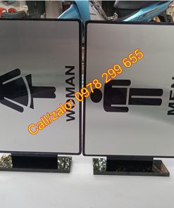 Biển chỉ dẫn nhà vệ sinh nam nữ