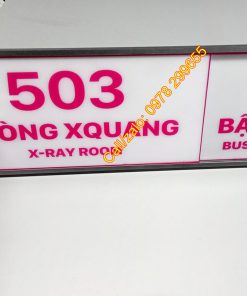 Biển phòng khám, bệnh viện trượt ngang nội dung
