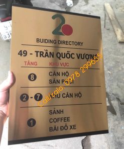 Biển chỉ dẫn tầng, tòa nhà