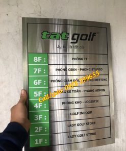 Biển chỉ dẫn tầng tòa nhà