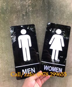 Biển nhà vệ sinh Nam nữ đẹp