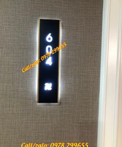Biển số phòng hotel phát sáng led