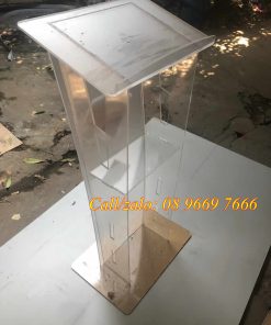 Bục phát biểu mica chắc chắn