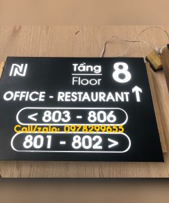 Biển số tầng chung cư, toà nhà