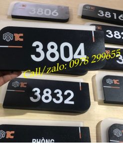 Biển số phòng chung cư giá rẻ