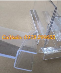Biển mica kẹp vách găn - Theo yêu cầu