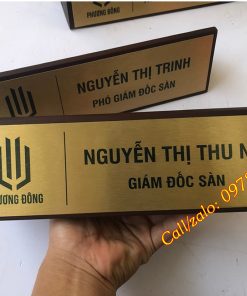 Mẫu biển chức danh phong cách