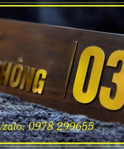 Biển số phòng khách sạn hotel