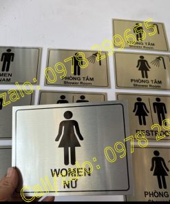 Biển toilet nhà vệ sinh Nam Nữ