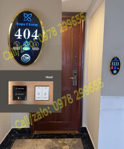 Chuông cửa khách sạn hotel kèm số phòng