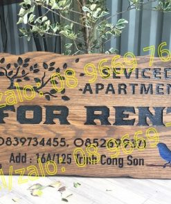 Biển gỗ homestay đẹp giá rẻ