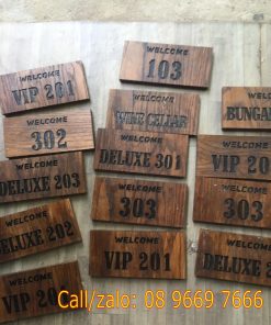 Biển phòng bằng gỗ đẹp