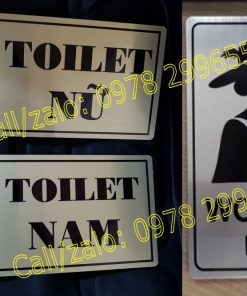 Biển nhà vệ sinh nam nữ đẹp