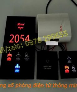 Bảng số phòng điện tử rảnh bận