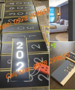 Biển số phòng đẹp khách sạn hotel