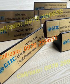 Biển chức danh gỗ giá rẻ sang trọng hiện đại
