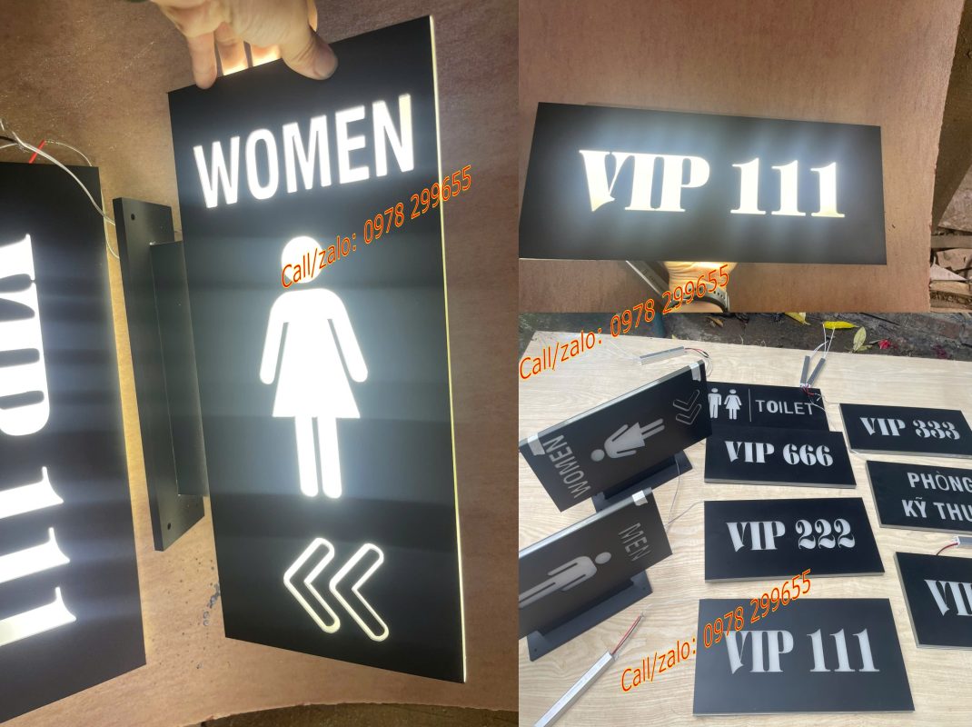 Biển phóng sáng vip đẹp rẻ
