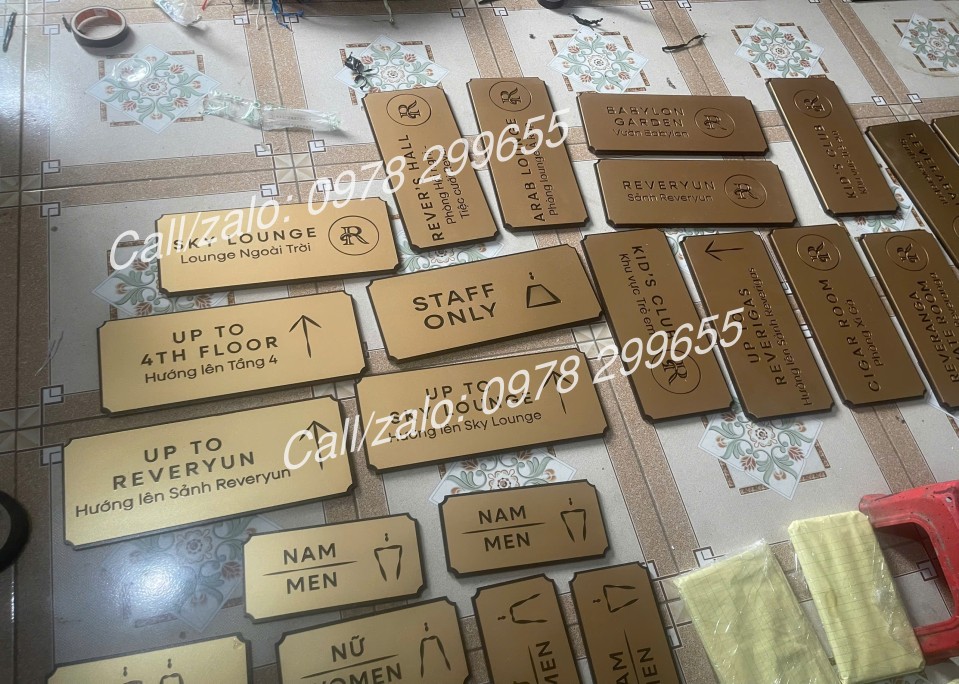 Biển số phòng khách sạn đẹp