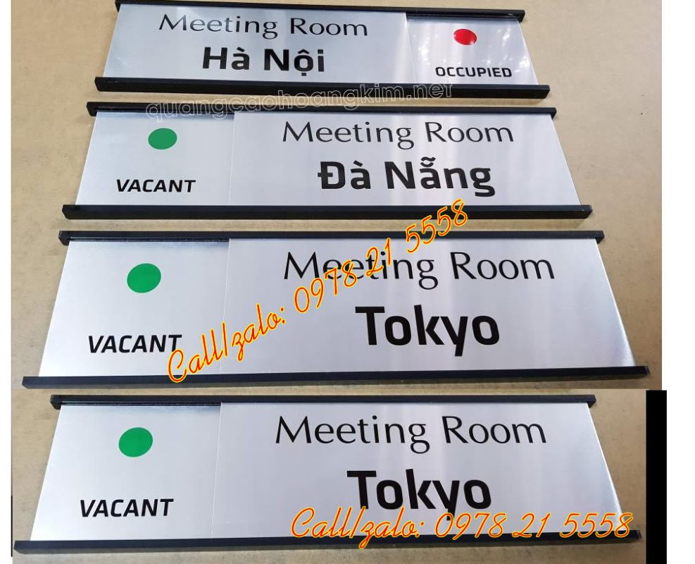 biển tên phòng học trượt nội dung thay đổi  mẫu  mới