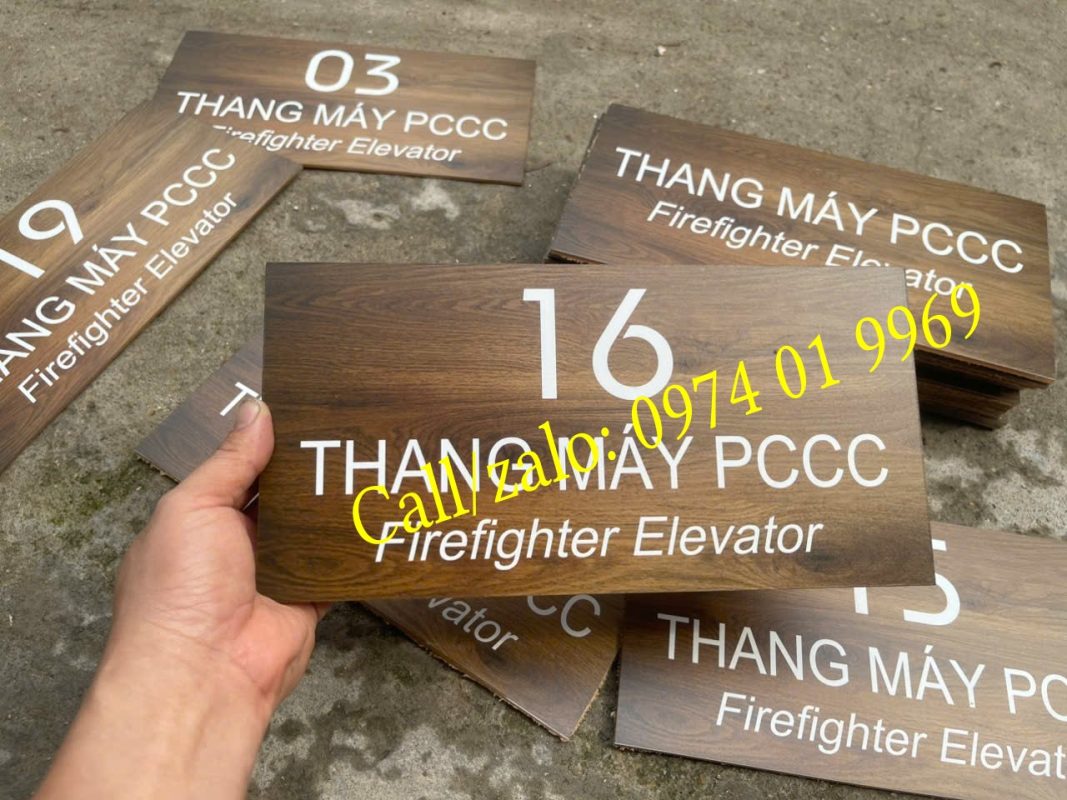 Biển số phòng gỗ đẹp ấn tượng mới nhất