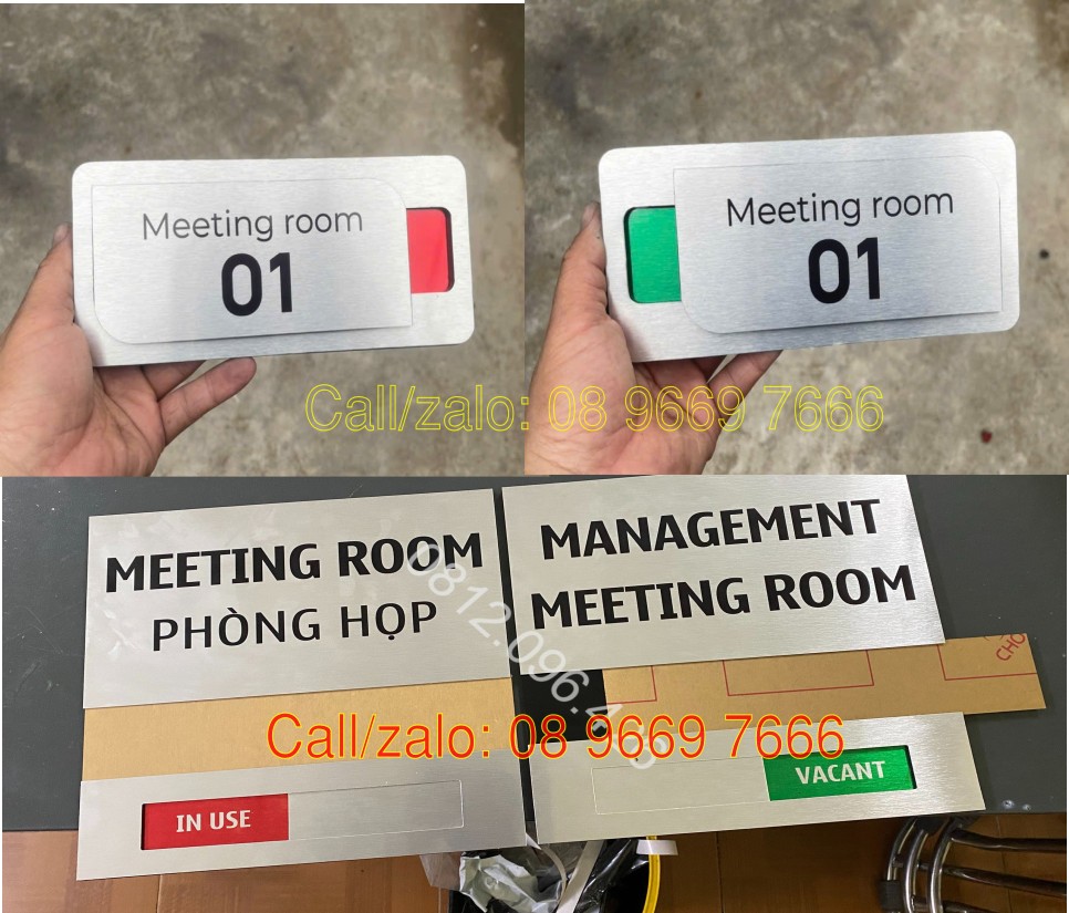 biển trượt phòng họp meeting room