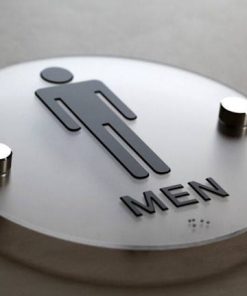 Biển hiệu wc bằng mica trong