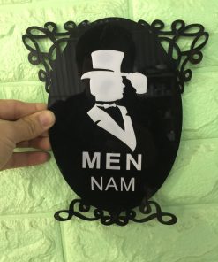 Biển chỉ dẫn nhà vệ sinh đẹp độc