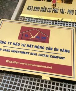 Biển công ty inox ăn mòn