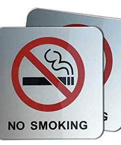 Biển báo cấm hút thuốc No smoking hình vuông