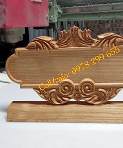 Biển số phòng bằng gỗ Sồi cao cấp cho Hotel, Resort