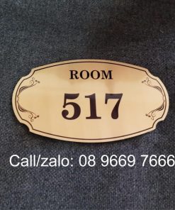 Biển số phòng chung cư, hotel đẹp