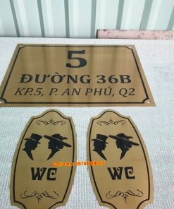 Biển hiệu WC, Toilet sings đẹp ship trong ngày
