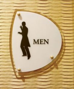 Biển hiệu WC, nhà vệ sinh bằng Mica