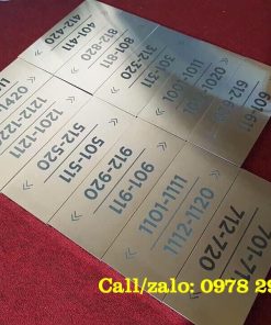 Mẫu biển chỉ dẫn của cách toà chung cư , các khách sạn 2019