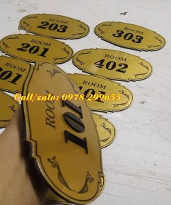 Mẫu biển số phòng khách sạn , nhà nghỉ đẹp , giá rẻ .