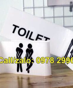 Mẫu biển wc, biển nhà vệ sinh với thiết kế độc lạ 2019 .