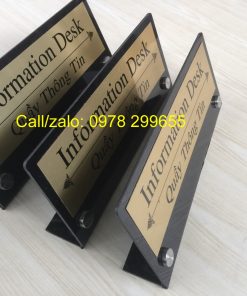 Biển bàn quầy lễ tân rẻ đẹp