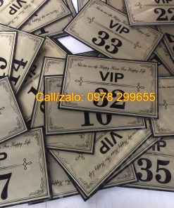 Biển số phòng nhà trọ vip