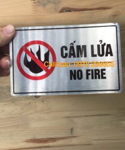 Biển báo cấm lửa - No fire