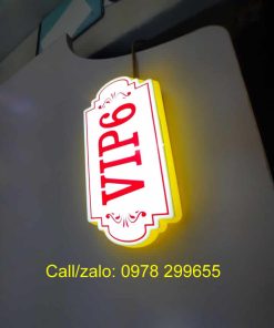 Biển số phòng sáng led