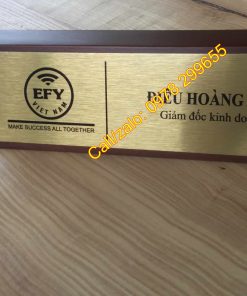Biển chức danh tam giác tại HCM