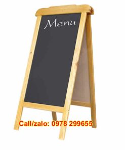 Bảng menu gỗ đứng