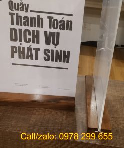 Menu gỗ để bàn đẹp