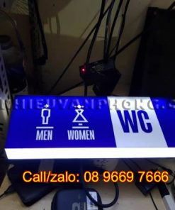 Biển nhà hiệu vệ sinh nam nữ sáng led 2021