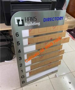 Biển tòa nhà thay đổi nội dung